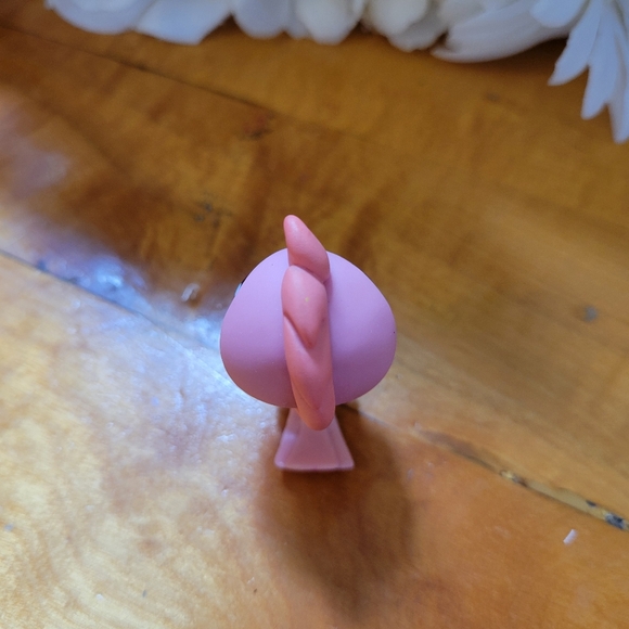 Littlest Pet Shop LPS #1219 Cockatoo Bird Pink Green Blue Eyes 2006 - Picture 8 of 13